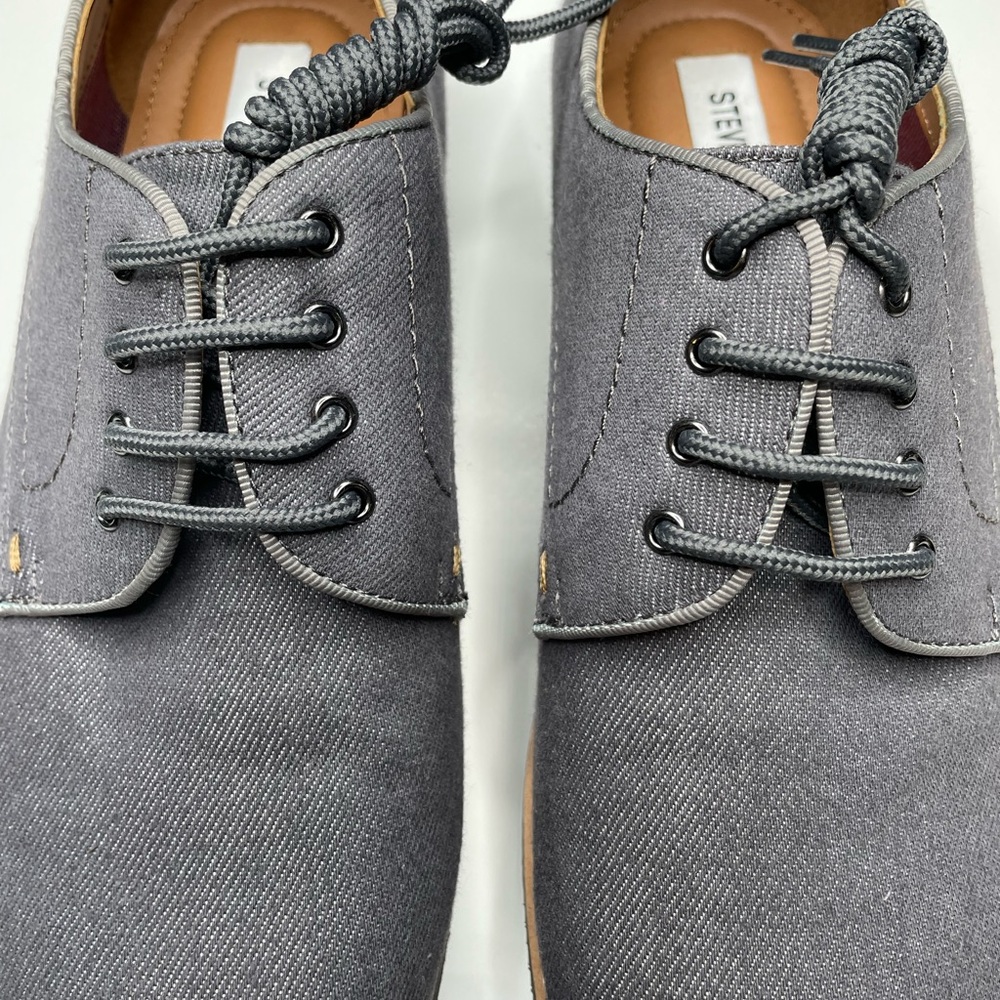 Steve Madden Men’s Nevins Denim Derby Size Women’s 9 View 4